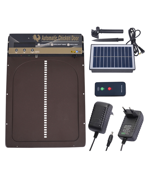 金属制光感定时自动鸡舍卷闸门